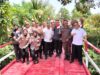 Bupati Bangka Fery Insani Resmikan Jembatan Merah Putih Desa Air Ruai Pemali   