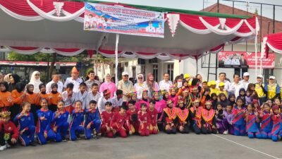 18 SD di Pangkalpinang Adu Kreativitas di Lomba Senam Anak Sehat
