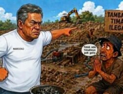 Tambang Ilegal Diduga Milik Gono Gunakan Ekskavator Di Dusun Baner Desa Keposang 